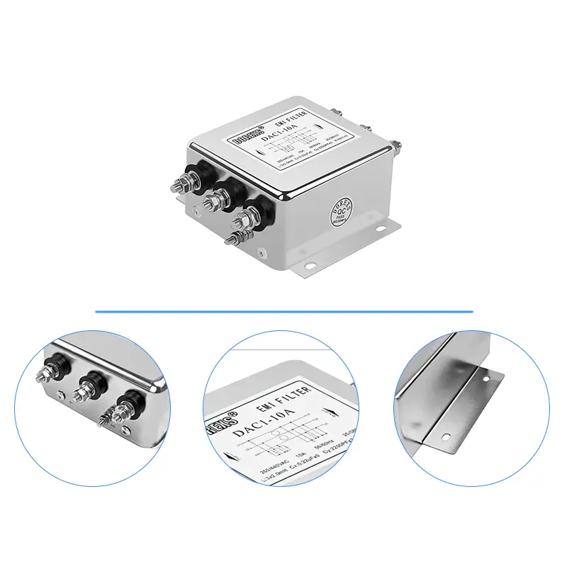 DAC1 3 phase industrial EMI filter